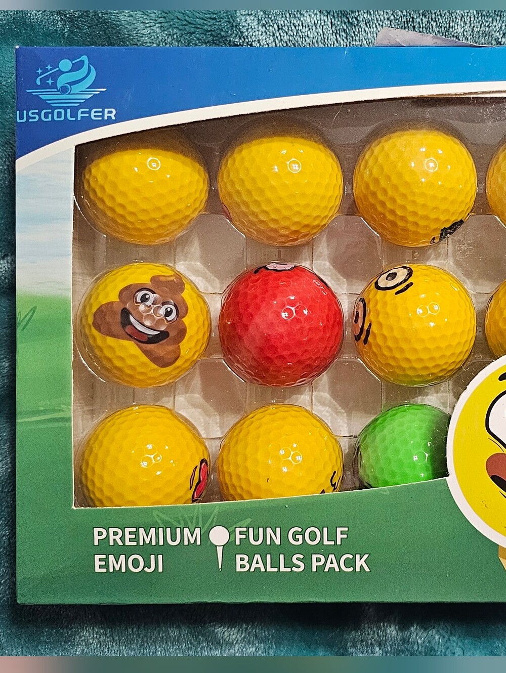 Emoji Golf Ball Set